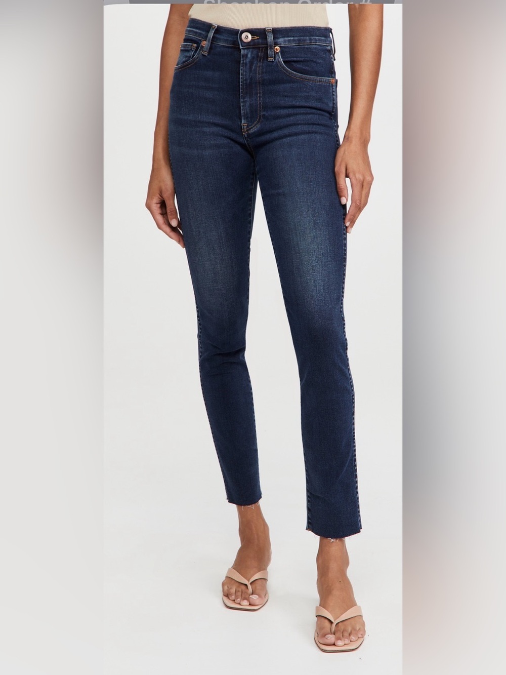 3x1 - Straight Authentic Cut Hem Jeans - Dark Recreation, 27